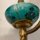 Brass Ceramic Sconces Set of 2 1940’s