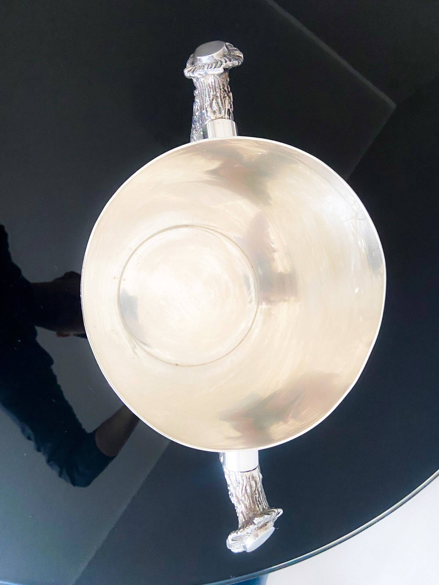 Un secchiello per il ghiaccio placcato in argento ralph lauren