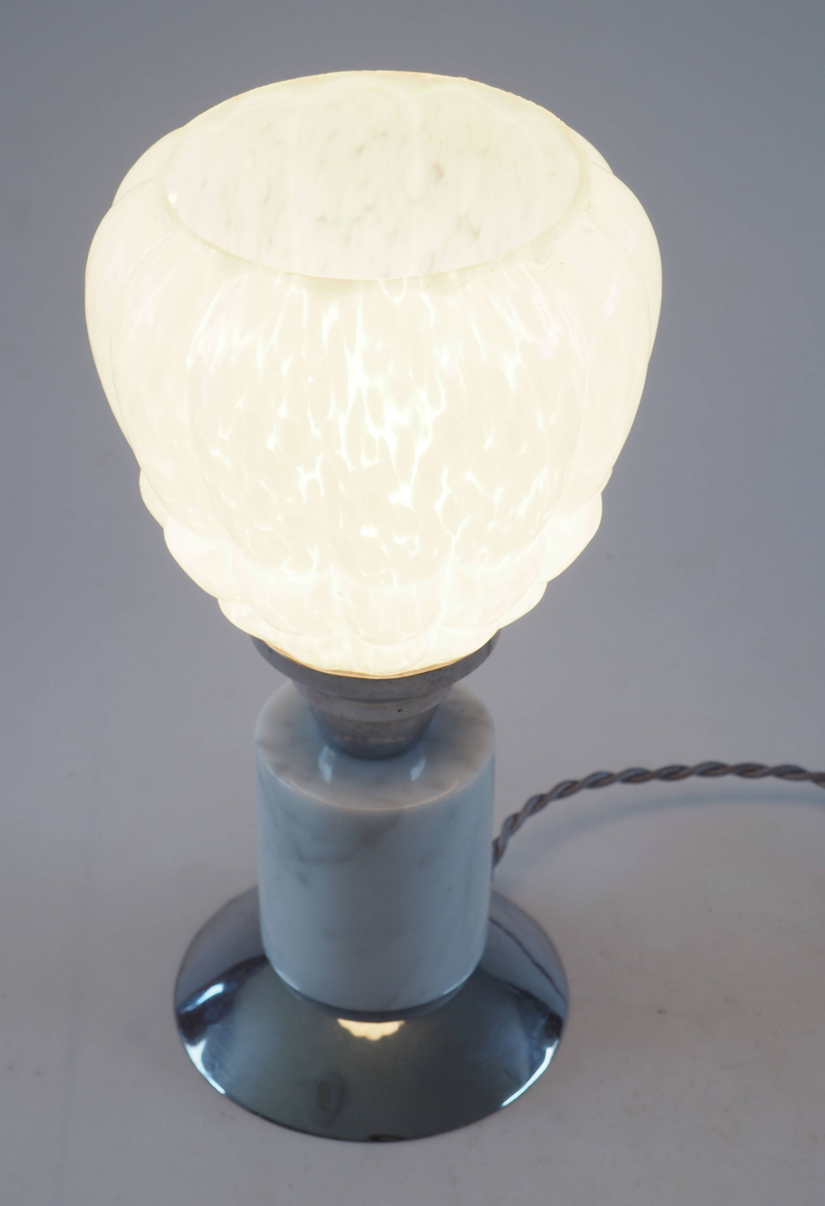 Clichy marble and glass creative lamp