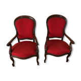 Pair of armchairs