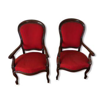 Pair of armchairs