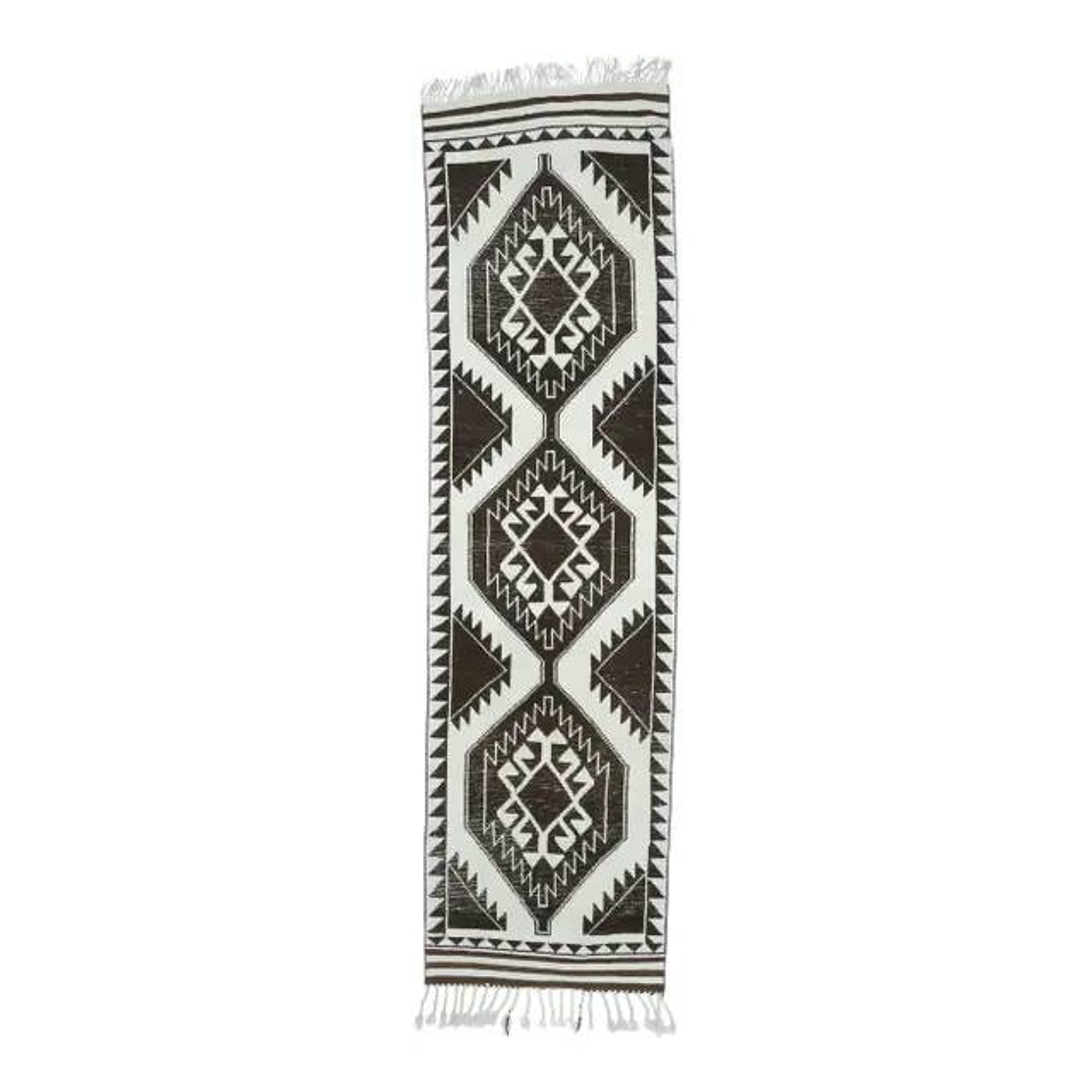 1970s Natural Turkish Hand-Knotted Runner 96x358