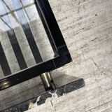 Italian 80s coffee table in marble and glass