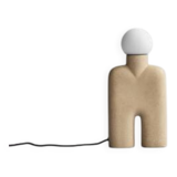 Sand table lamp, ceramic, contemporary work.