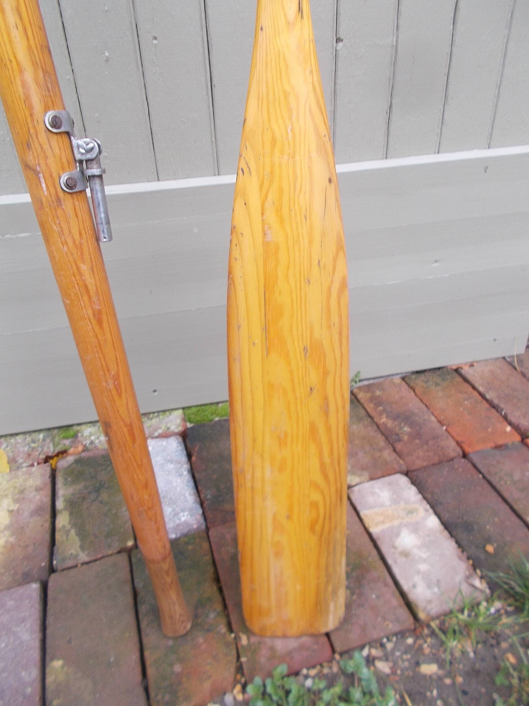 Pair of vintage oars