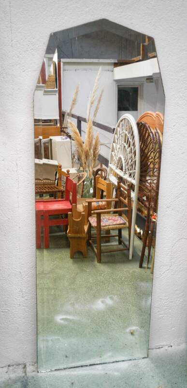 Large beveled mirror 163x58cm