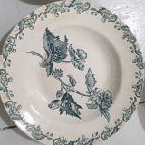 8 Saint Amand des Eaux soup plates