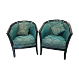 1930 tonneau armchairs