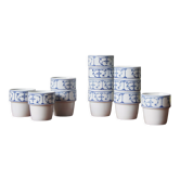 Mug Blau Saks Jäger Eisenberg, 1970 set of 12