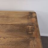 Double oak desk