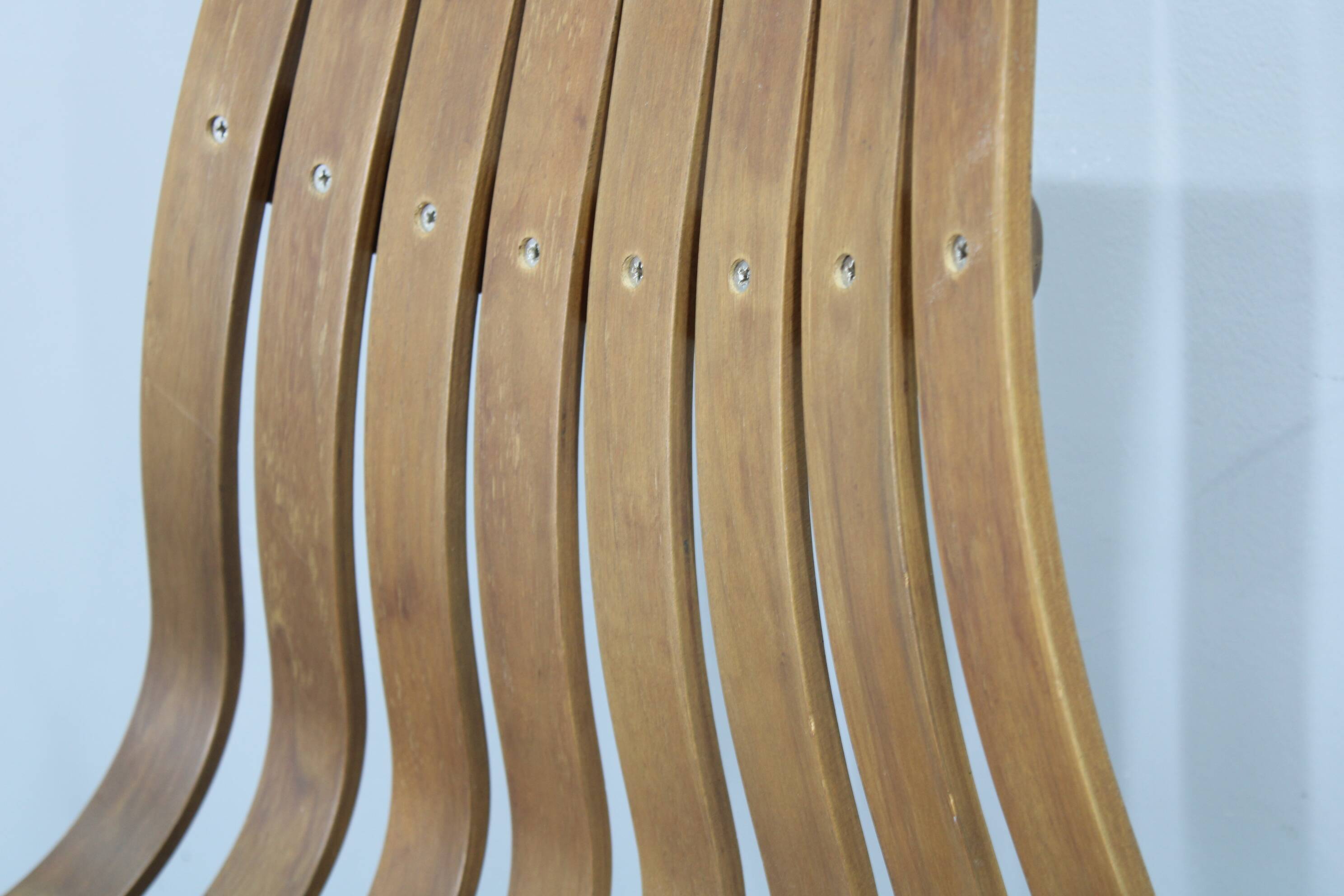 1980s Set of Six Scandinavian Teak Dining Chairs