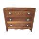 Chest of drawers vintage 1940 in oak