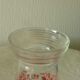 Hyacinth vase in glass decoration grave years 1950