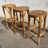 Set of mismatched bar stools