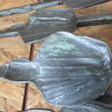 Paire d'appliques brutalistes en fer forgé de T. Ahlstrom