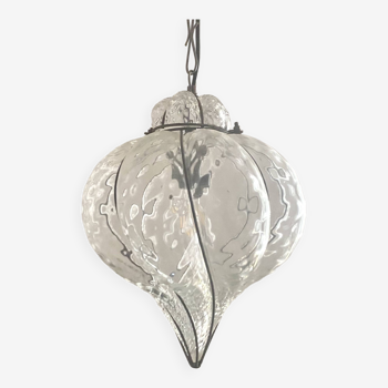 Venetian lantern in Murano glass