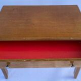 Bureau 1 drawer 1950 2 buttons design francais