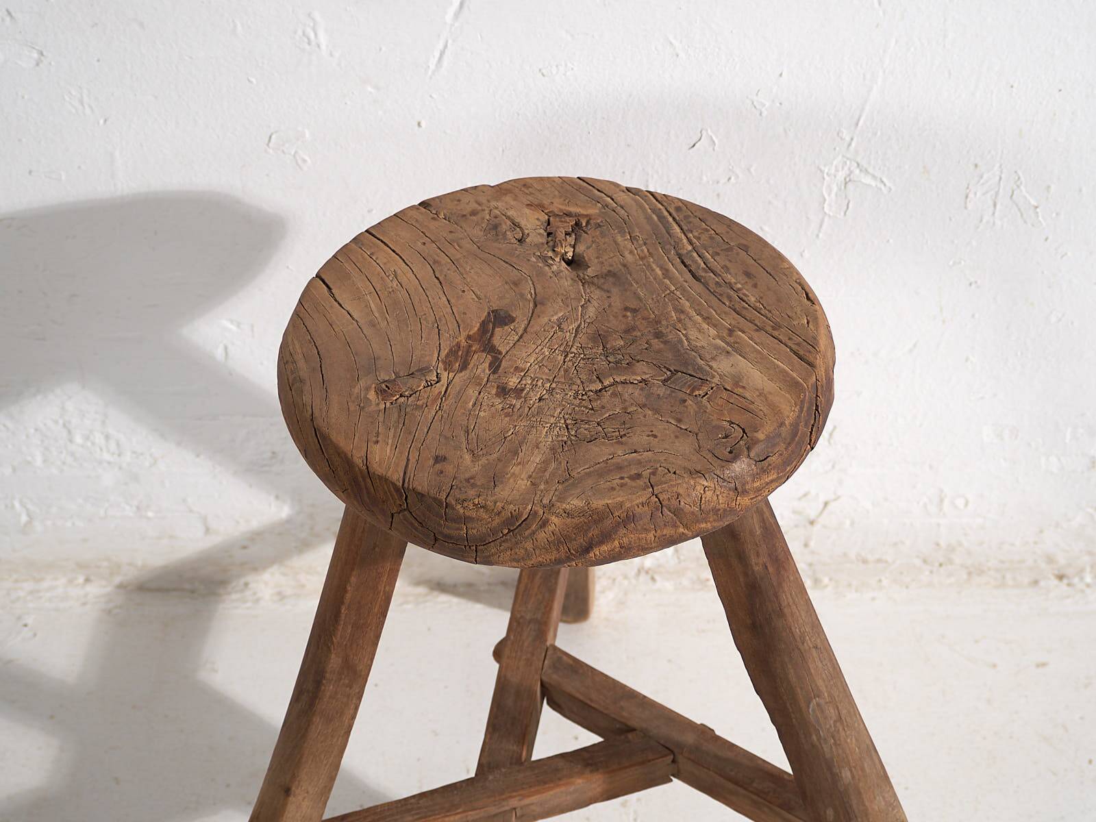 Antique wabi sabi style stool (c.1900)