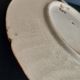 Barbotine plate pear in relief late 19th early 20th century