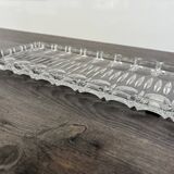 Antique crystal dish