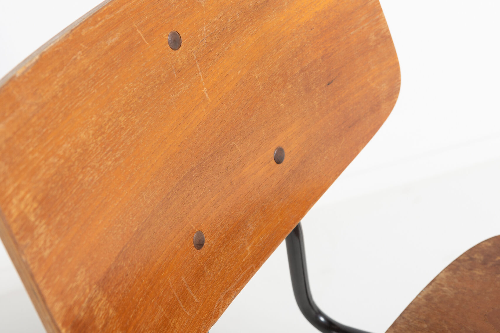 Set of 3 Danish school chairs from the 1960s