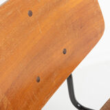 Set of 3 Danish school chairs from the 1960s