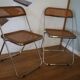 2 plia rattan chairs by piretti