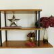 Etagère vintage asymétrique en hêtre massif