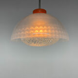 Mid-century plastic and glass pendant, czechoslovakia