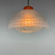 Mid-century plastic and glass pendant, czechoslovakia
