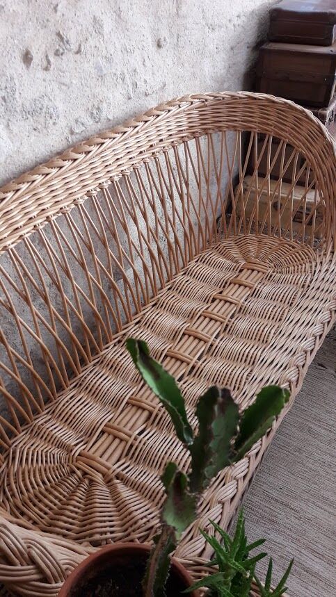 Bench-rattan 3 seats