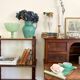 Vintage antique wooden desk
