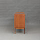 Small Danish teak sideboard with a pull out tray