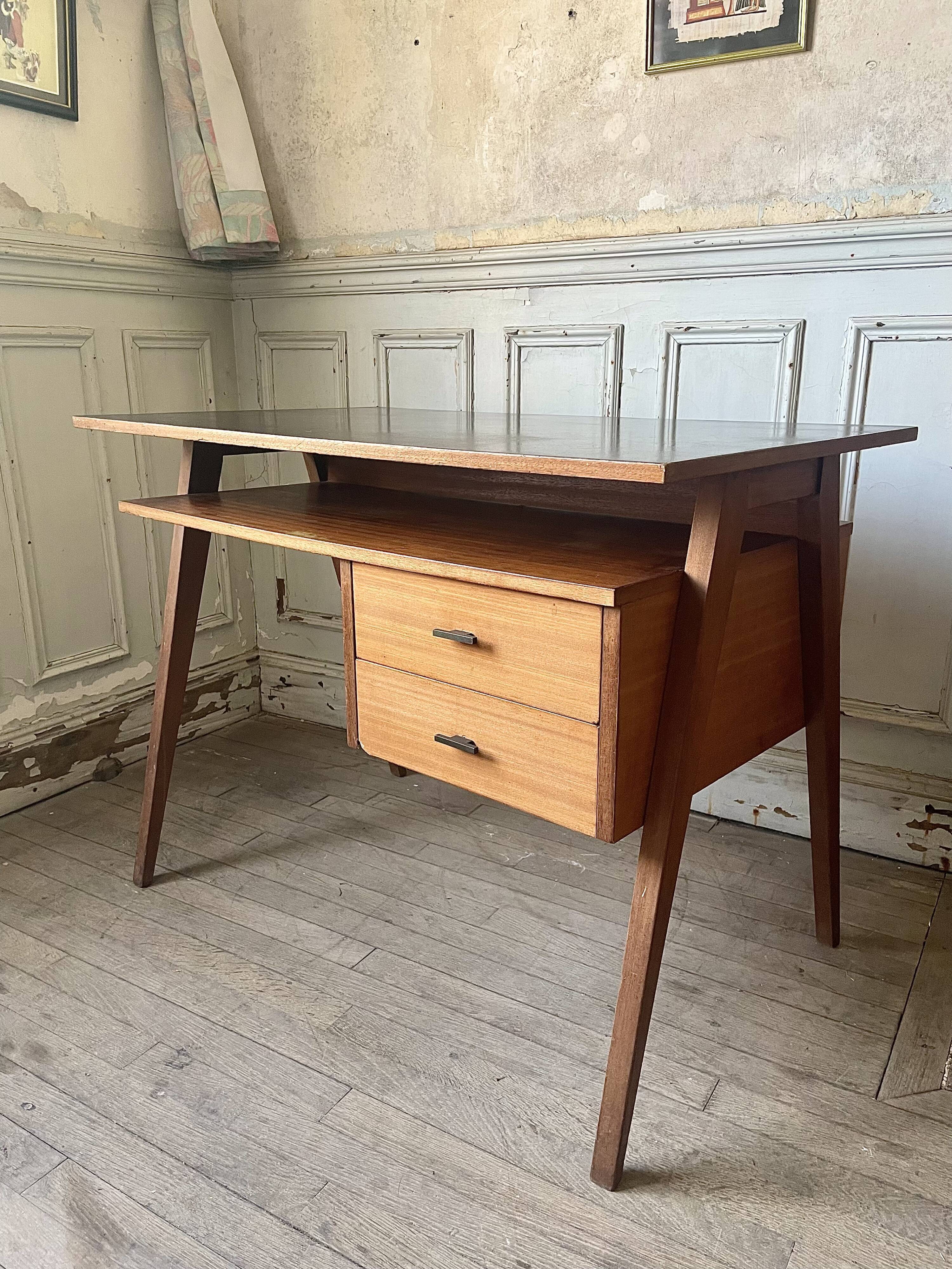 Vintage desk 50 feet compass