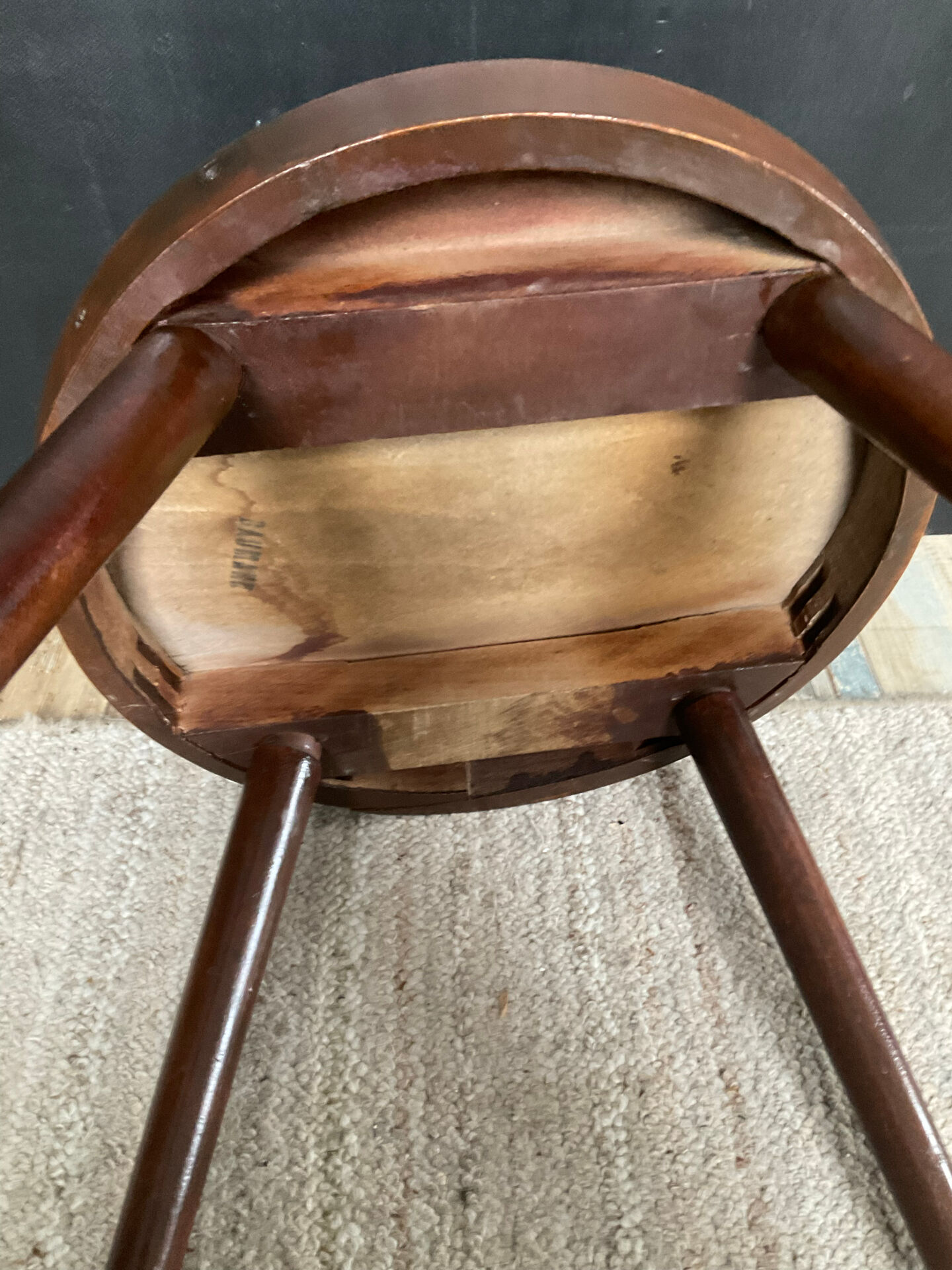 Baumann side table in wood from the 1930s