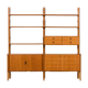 Fredrik A. Kayser teak free standing wall unit for Gustav Bahus, Norway 196