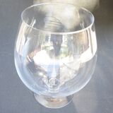 Vase in verre form "verre a pied"