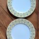 Four Pagnossin dinner plates. Italy