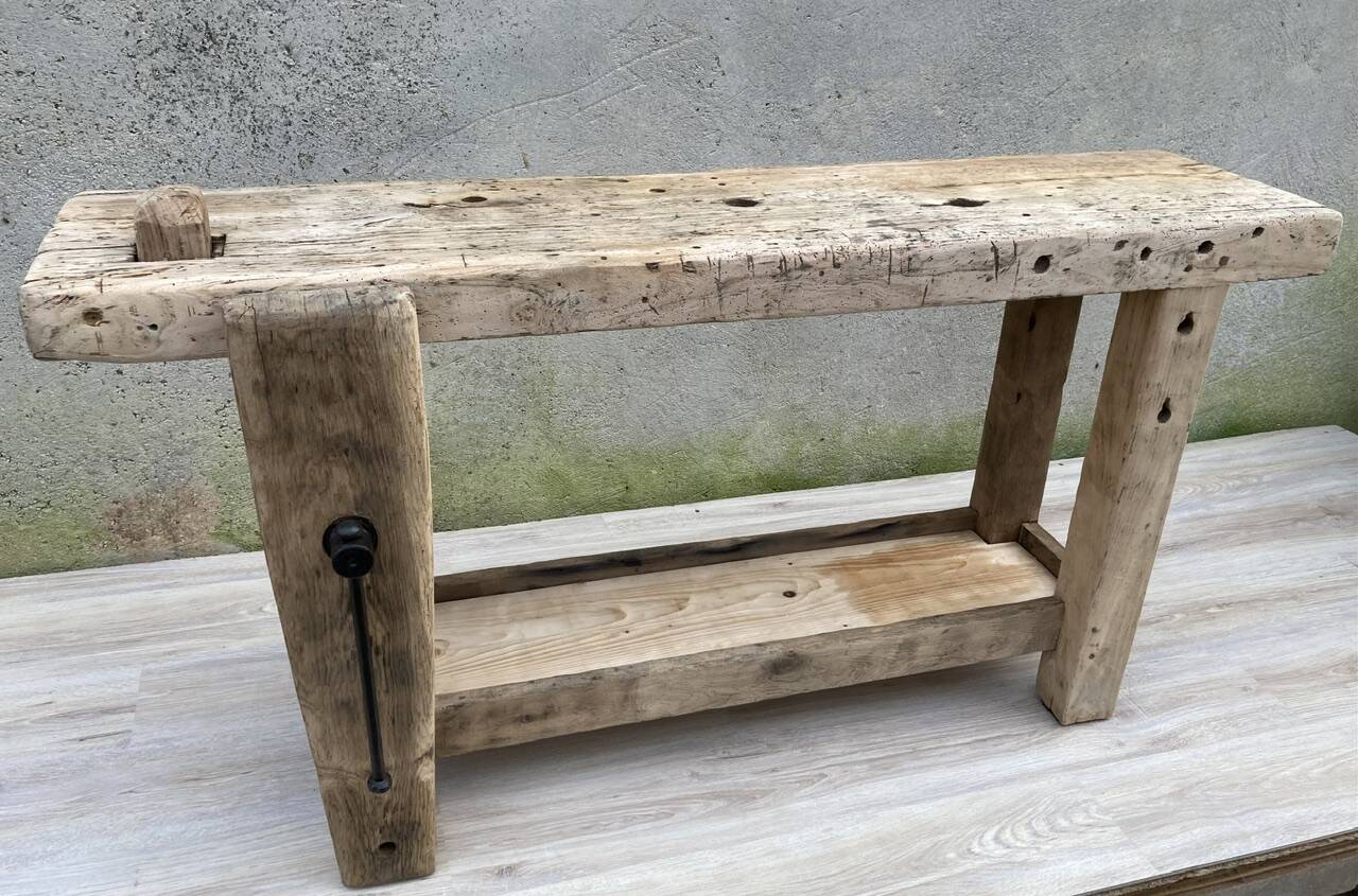 Old small carpenter's workbench