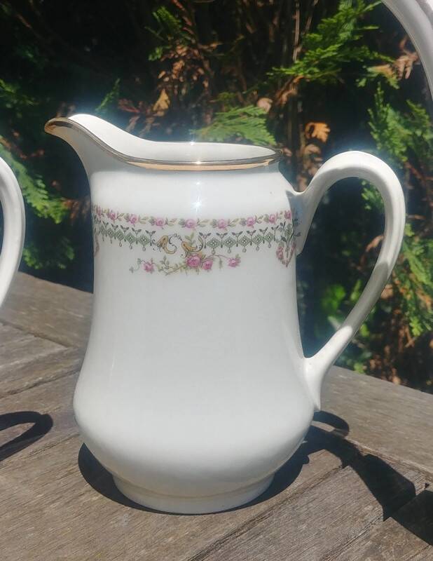 Limoges art porcelain coffee service manufactured by PP