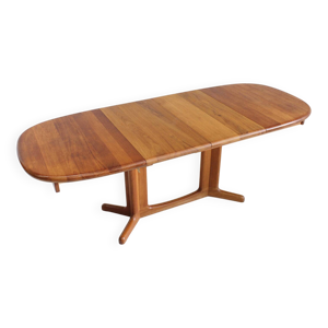 Table à manger ovale - extensible teck massif