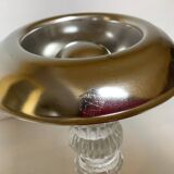 Four Belgium M stainless steel egg cups