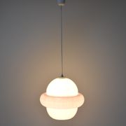 Suspension en verre du milieu du siècle, années 1960