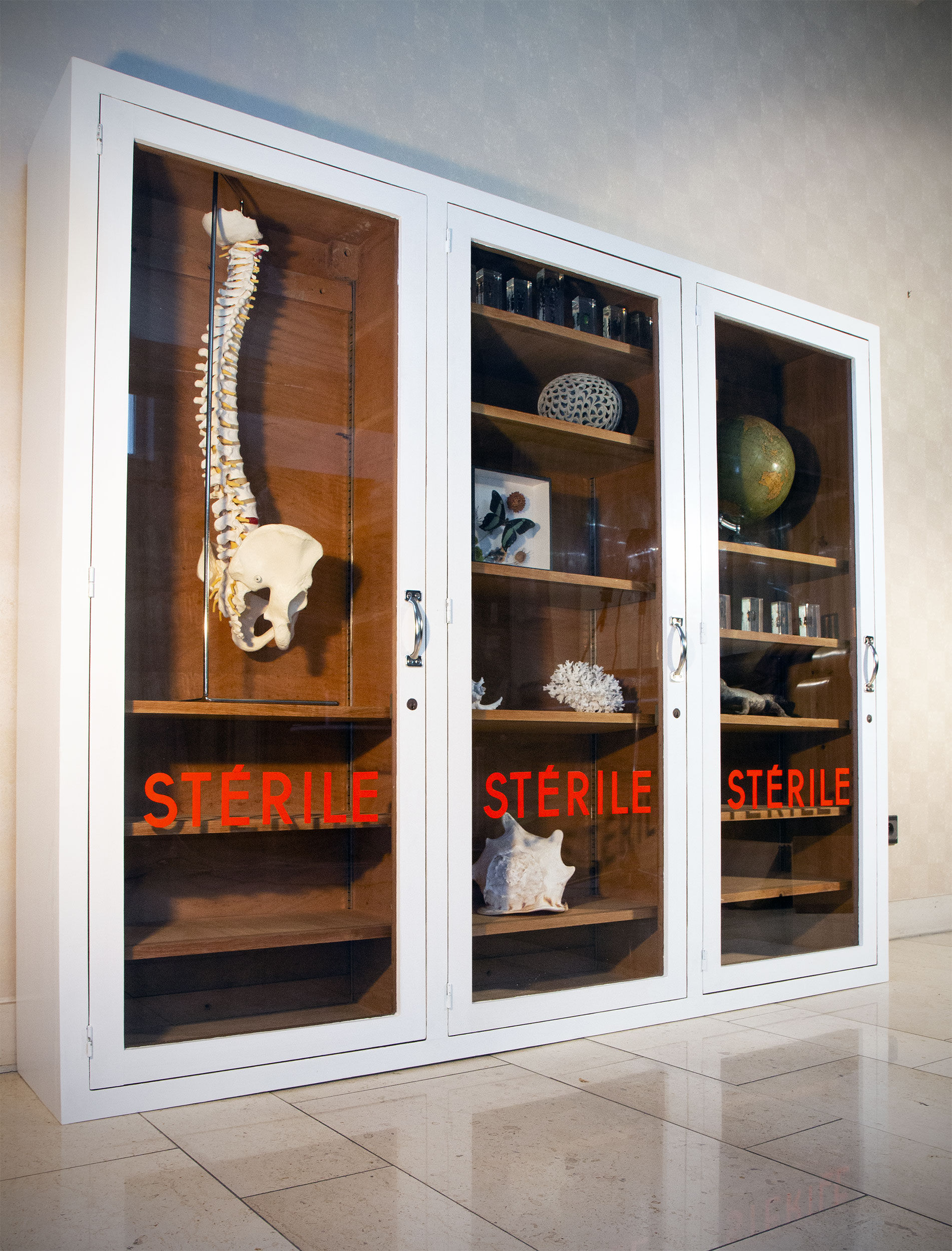 Old pharmacy showcase