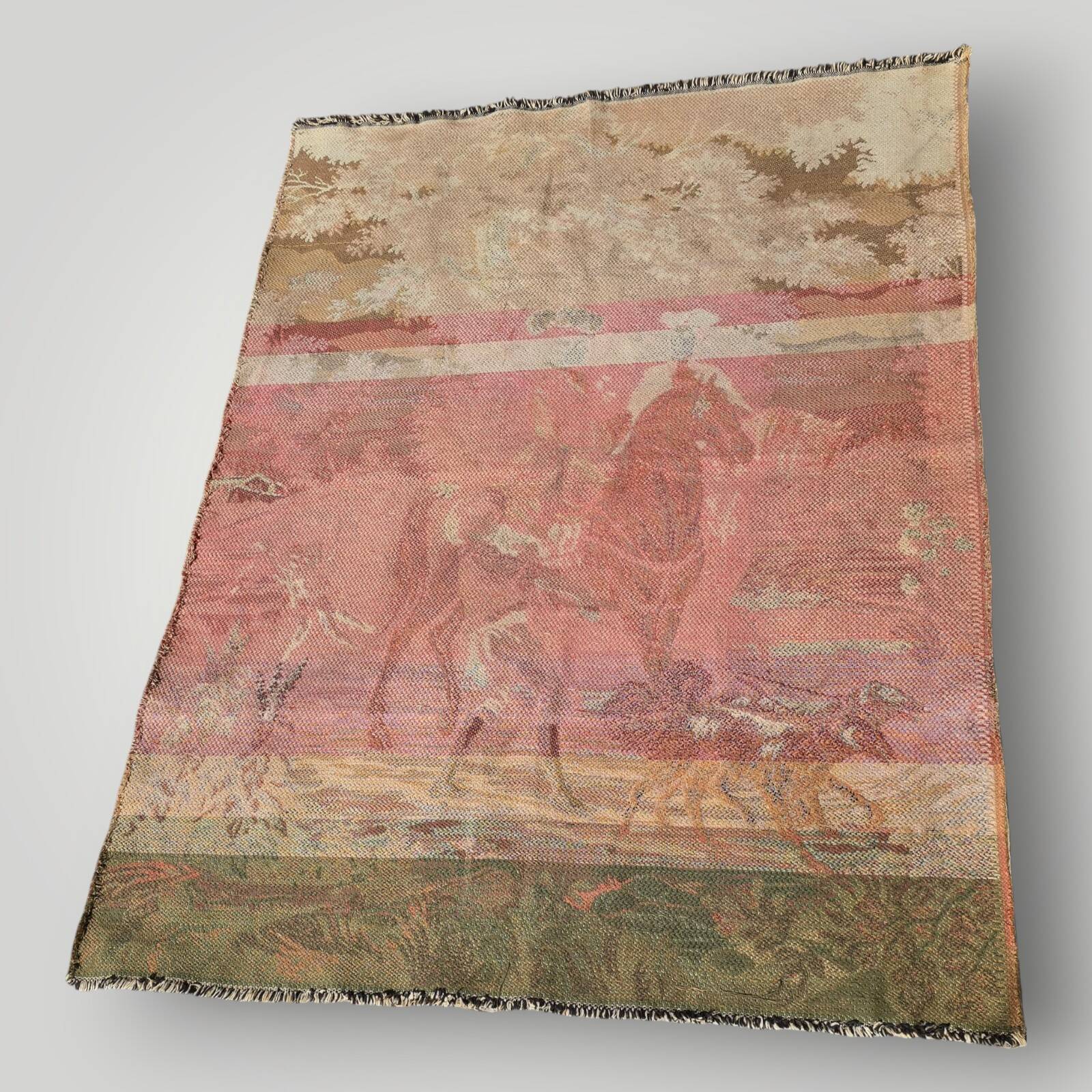 Vintage jacquard wall tapestry