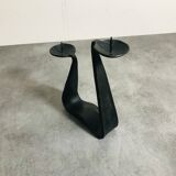 Modernist brutalist candle holder