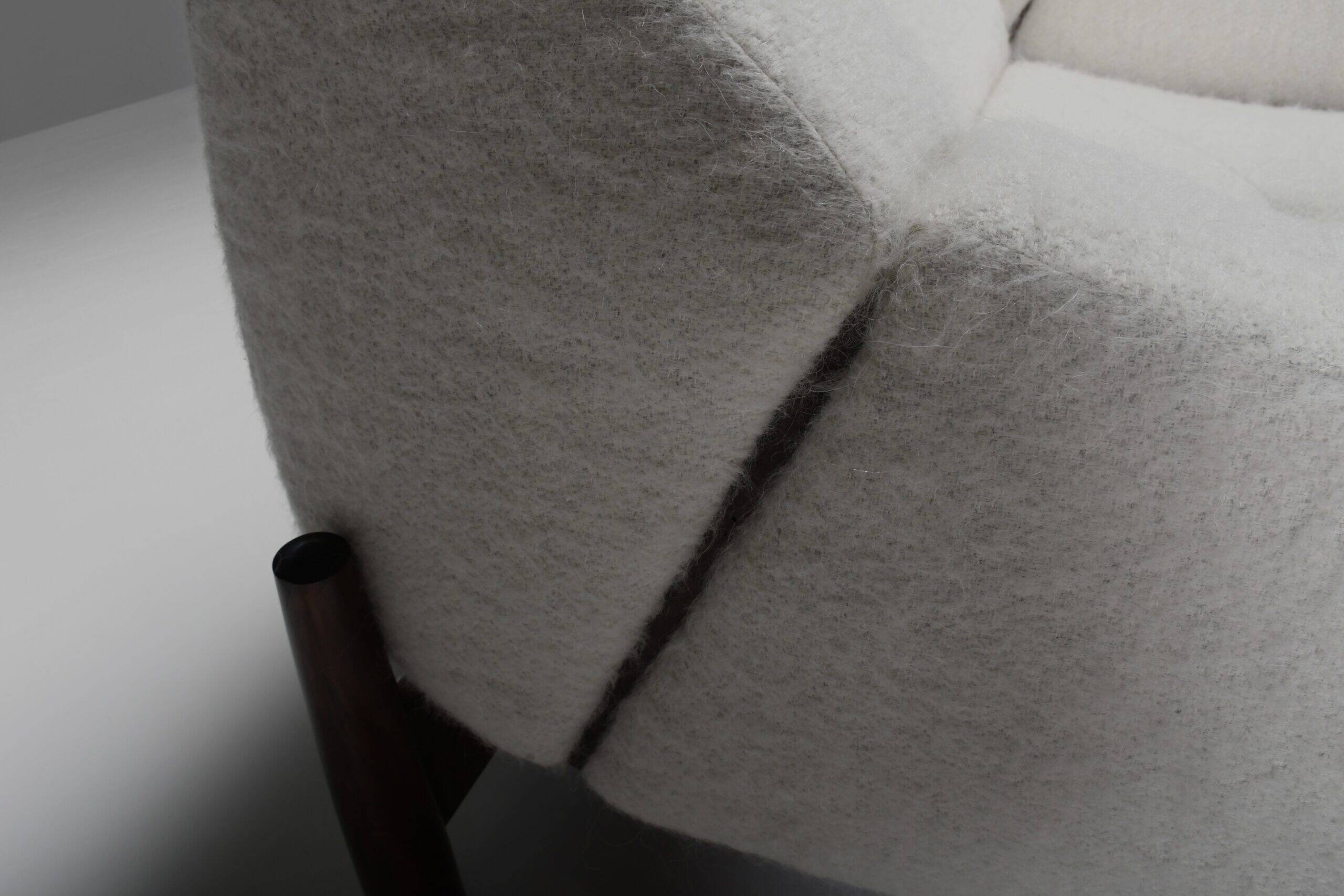 Pair of rosewood lounge chairs by Móveis Cimo, Brazil 1950s