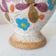 Vintage hand-painted handled vase