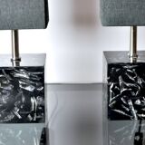 Pair of tarogo table lamps, Japan, 1980