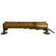 Small simple cylindrical brass wall light from the mid-century, 1950s, Germany.